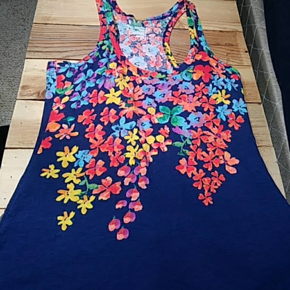 Vibrant Floral Tank and Bermudas